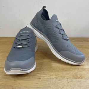 Vevo Active Gray Slip On Knit Casual Sneakers Size 7.5W